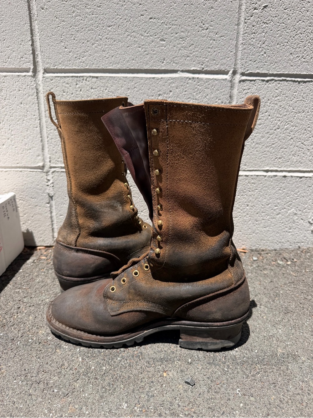 Nick’s handmade Wildland Boots - Picture 4 of 10